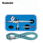 Gravity Feed Dual-Action Airbrush Spray Gun Kit Trigger Spray Gun for Art Craft Model Paint Spraying Hobby 0.3MM 7CC Air Brush