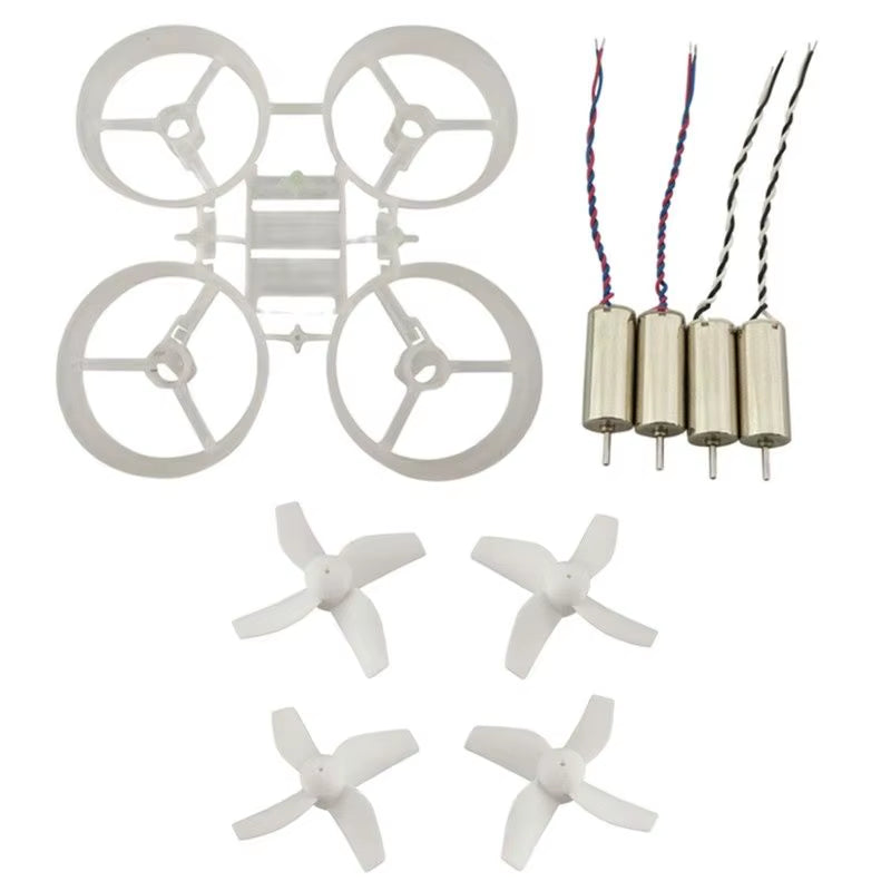 JJRC H36 Eachine E010 Furibee F36 DIY Mini RC Drone 65Mm Wheelbase Frame Kit W/ Propeller 4Pcs 615 Motors Red Black White