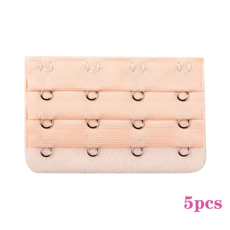 3/5Pcs Bra Extender Strap Extension 3 Hooks 2 Rows Women Intimates Lengthened Bra Hook Extenders Womens Accessoires 2/3/4Buckles