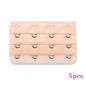 3/5Pcs Bra Extender Strap Extension 3 Hooks 2 Rows Women Intimates Lengthened Bra Hook Extenders Womens Accessoires 2/3/4Buckles