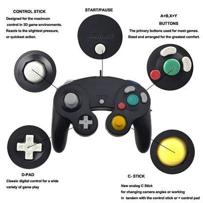 Compatible with Nintendo Switch GC Wired Controller for Gamecube for NGC GC Controle Switch Gamepad Controle