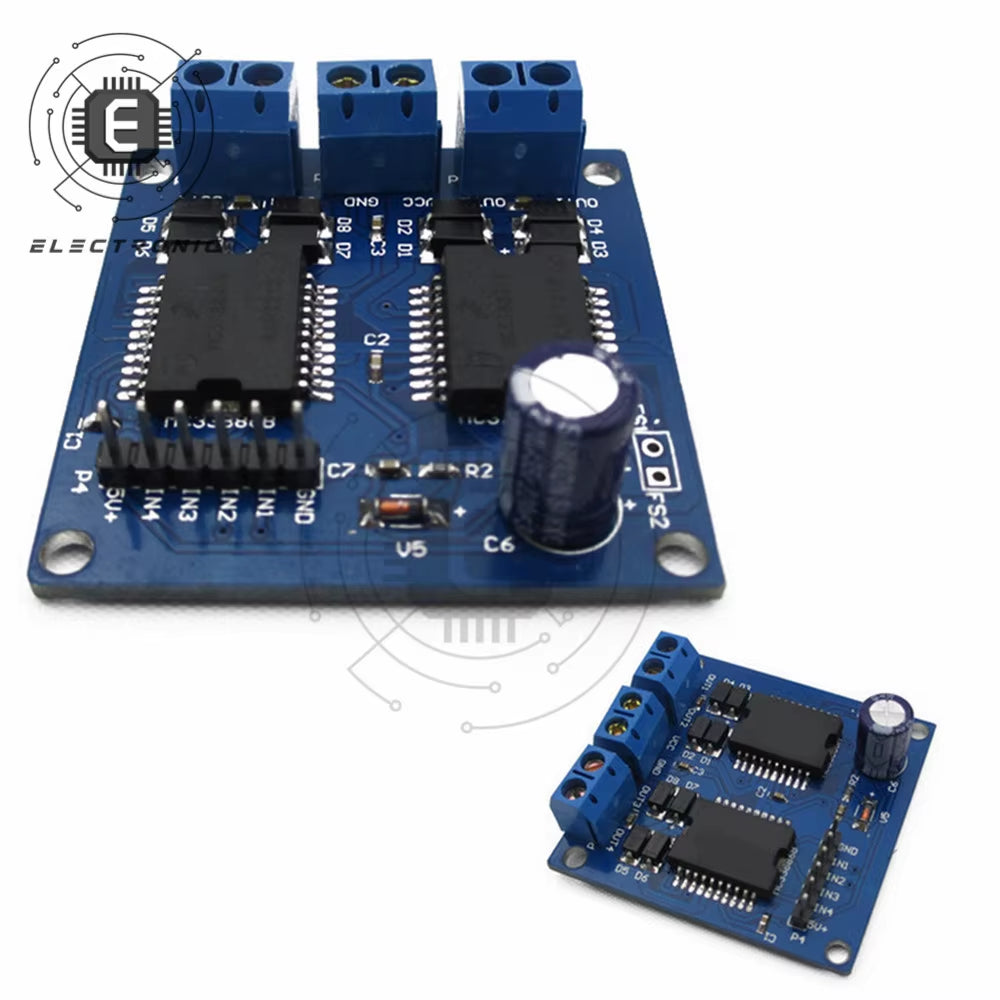 Dual MC33886 DC Motor Driver Module 5A Stepper Motor Driver Board Controller Module for Robot Smart Car