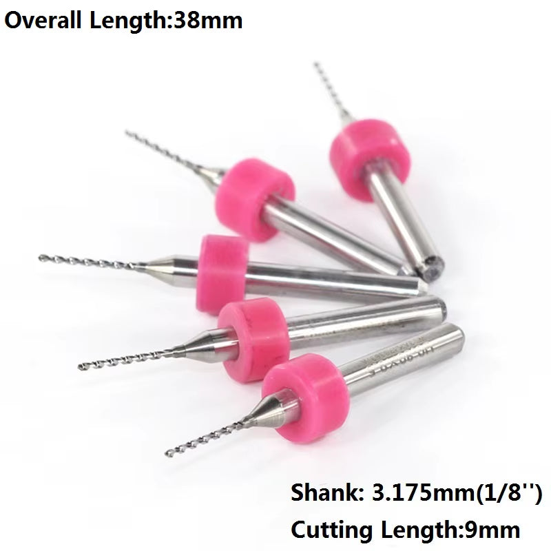 0.8Mm 10Pcs/Lot Carbide Micro Drill Bits CNC PCB Drill Bit Set