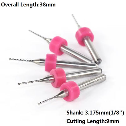 0.8Mm 10Pcs/Lot Carbide Micro Drill Bits CNC PCB Drill Bit Set