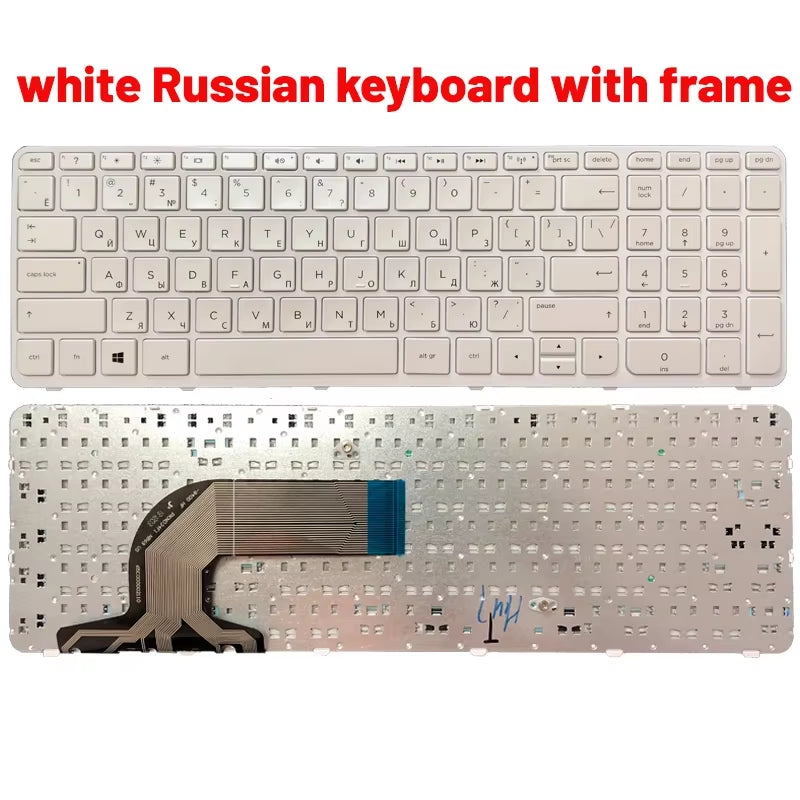 Russian/Us/Uk/Spanish Laptop Keyboard for HP Pavilion 15-N 15-E 15E 15N 15-A 15-A000 15T 15T -N 15-N000 N100 N200 15-E000 E100