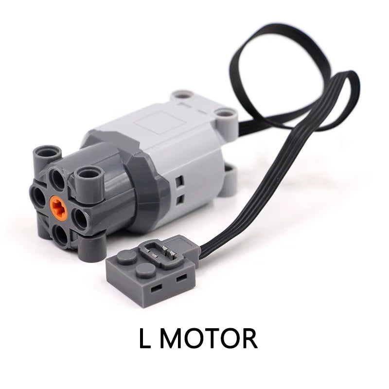Technical Motor Power Functions Parts IR Speed APP Remote Control Battery Box Servo Light Receiver PF Car Building Blocks Bricks