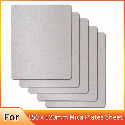 5Pcs/Lot High Quality Microwave Oven Repairing Part 150 X 120Mm Mica Plates Sheets for Galanz Midea Panasonic LG Etc.. Microwave