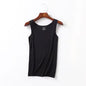 High Quality 2022Summer Solid Seamless Women Tank Tops Soft Modal Vest Sleeveless T Shirt Female White Tanks No-Trace TOPS