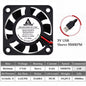 2Pcs  DC 24V 12V 5V 40Mm X 40Mm X 10Mm 2-Pin Ball Bearing Computer PC Case Cooling Fan 4010