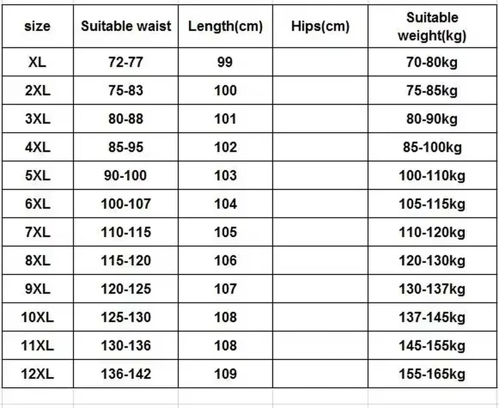 Plus Size 8XL 11XL 12Xl Middle-Aged Men'S Summer Thin Elastic Band High Waist Cotton Casual Trousers Dad Oversize 9XL 8XL 7XL