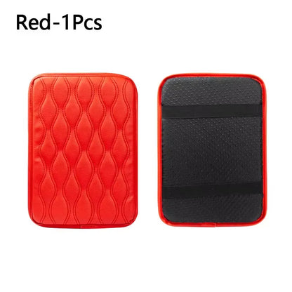 Car Central Armrest Leather Pad Auto Center Console Arm Rest Non-Slip Cover Mats Waterproof Protector Car Interior Accessories