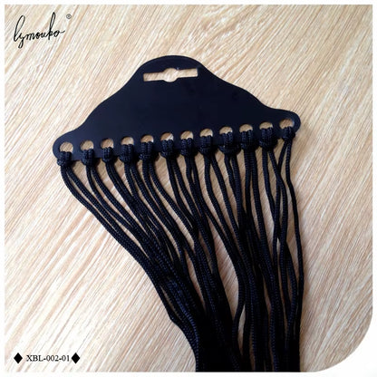 12Pcs/Lot Black Nylon Glasses String Cord Holder Sunglasses for Tavel Eyewear Lanyard Neck Rope Strap