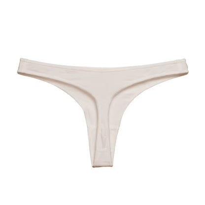 Women G String Thongs Low Rise Contton Tanga Briefs Sexy Panties Ladies' Seamless Lingerie Female Underwear Strings 1 Piece