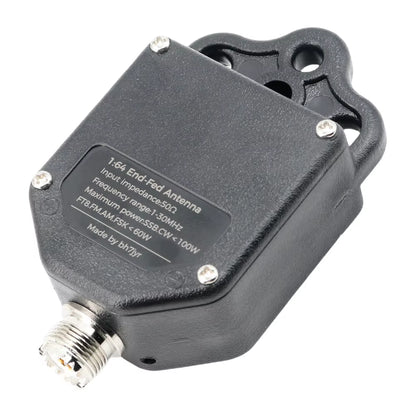 1:64 Balun End Fed Antenna 1Mhz to 30Mhz Portable 4-Band 8-Band HF End Fed Antenna 100W Power for Outdoor