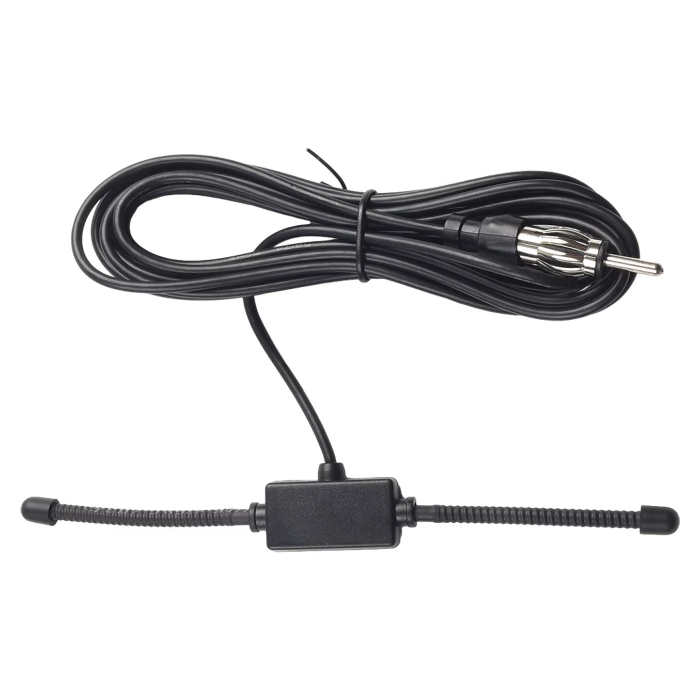 Car Radio Antenna AM/FM Radio Sheep Antenna T-Shaped Small-Sized Hidden Glass Car Stereo AM FM Dipole Antenna Instrument Part