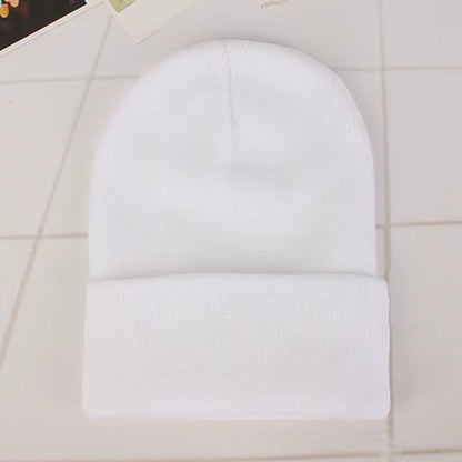 Solid Color Winter Hats for Woman New Beanies Knitted Cute Hat Girls Autumn Female Beanie Caps Warmer Bonnet Ladies Casual Cap