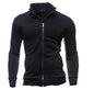 2025 Brand New Men'S No Hoodies Sweatshirts Zipper Stand Collar Men Sweatshirts for Male No Hooded Sweatshirt Man Pullover