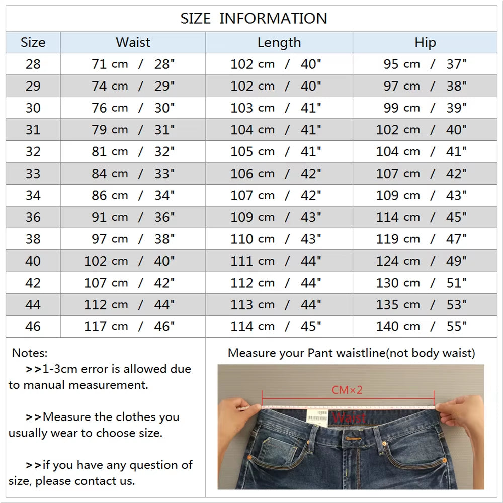 Mens Pants Cotton Casual Stretch Male Trousers Man Long Straight High Quality 4 Color plus Size Pant Suit 42 44 46
