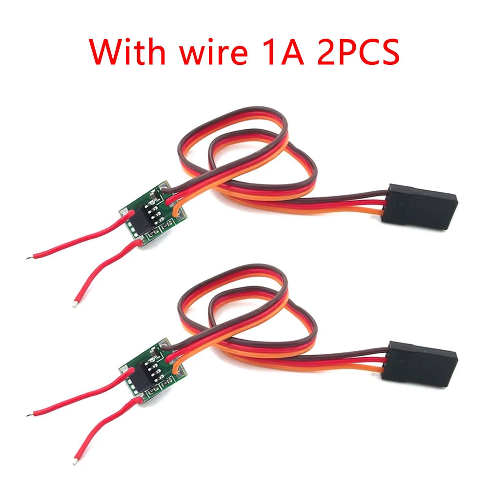 DC Brushed Motor Speed Controller Micro Motor Drive Module Mini DIY Bidirectional Forward Reverse Brushed ESC for Car Toys Motor