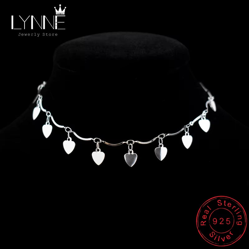 New Arrival Bohemia 925 Sterling Silver Heart Pandent Anklets Bracelets Beach Anklet on Leg Chain for Women&Girl Jewelry Gift