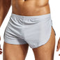 Brand Men'S Sexy Men Underwear Boxer Shorts Ice Silk Lounge Men Trunks Home Sleepwear Underpants Gay Underwear Panties