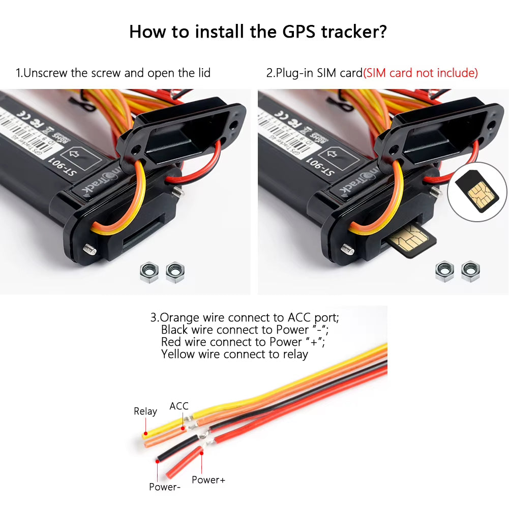 Global GPS Tracker Waterproof Built-In Battery GSM Mini for Car Motorcycle Cheap Vehicle Tracking Device Online Software and APP