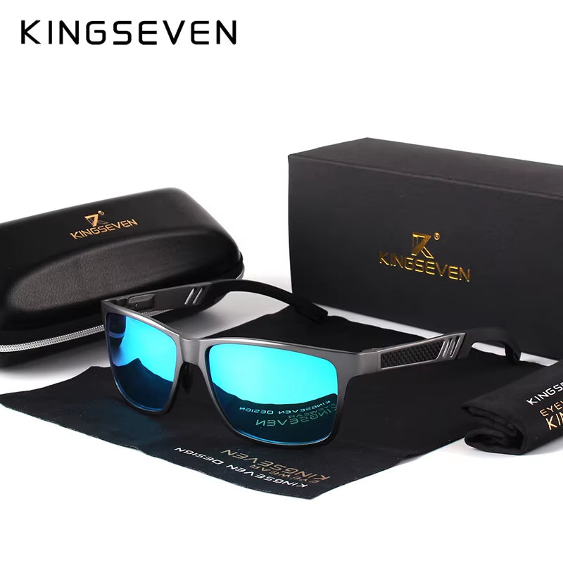 Men Polarized Sunglasses Aluminum Magnesium Sun Glasses Driving Glasses Rectangle Shades for Men Oculos Masculino Male