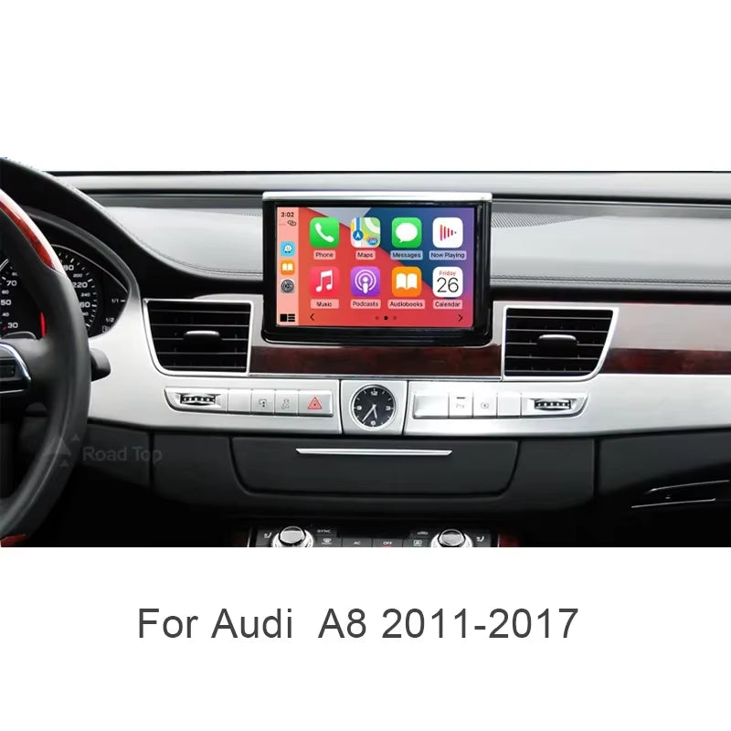 2025 New  Wireless Android Auto for Audi Car A8 2011-2017 Carplay Interface Mirror Link Air Play