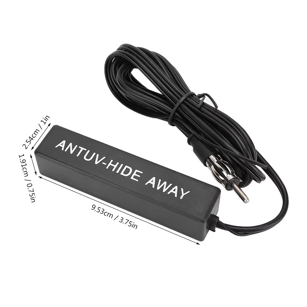 FM Antenna Receiving Antenna 12V Electronic Stereo AM/FM Radio Hidden Amplified Antenna for Car Ship RV Car Antenna