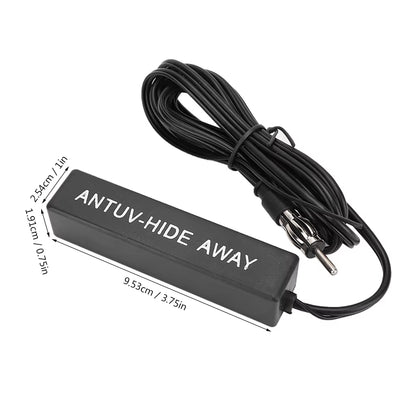 FM Antenna Receiving Antenna 12V Electronic Stereo AM/FM Radio Hidden Amplified Antenna for Car Ship RV Car Antenna
