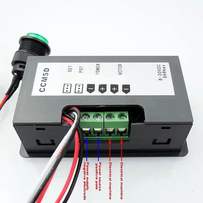DC 6V 12V 24V 5A CCM5D Digital Display LED Motor Controller PWM DC Motor Controller Variable Speed Regulator