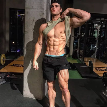 2023 New Men Gym Fitness Loose Shorts Bodybuilding Joggers Summer Quick-Dry Cool Short Pants Male Casual Beach Brand Sweatpants