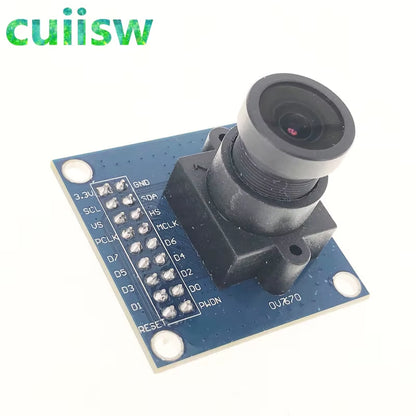 OV7670 Camera Module OV7670 Modulesupports VGA CIF Auto Exposure Control Display Active Size 640X480 for Arduino