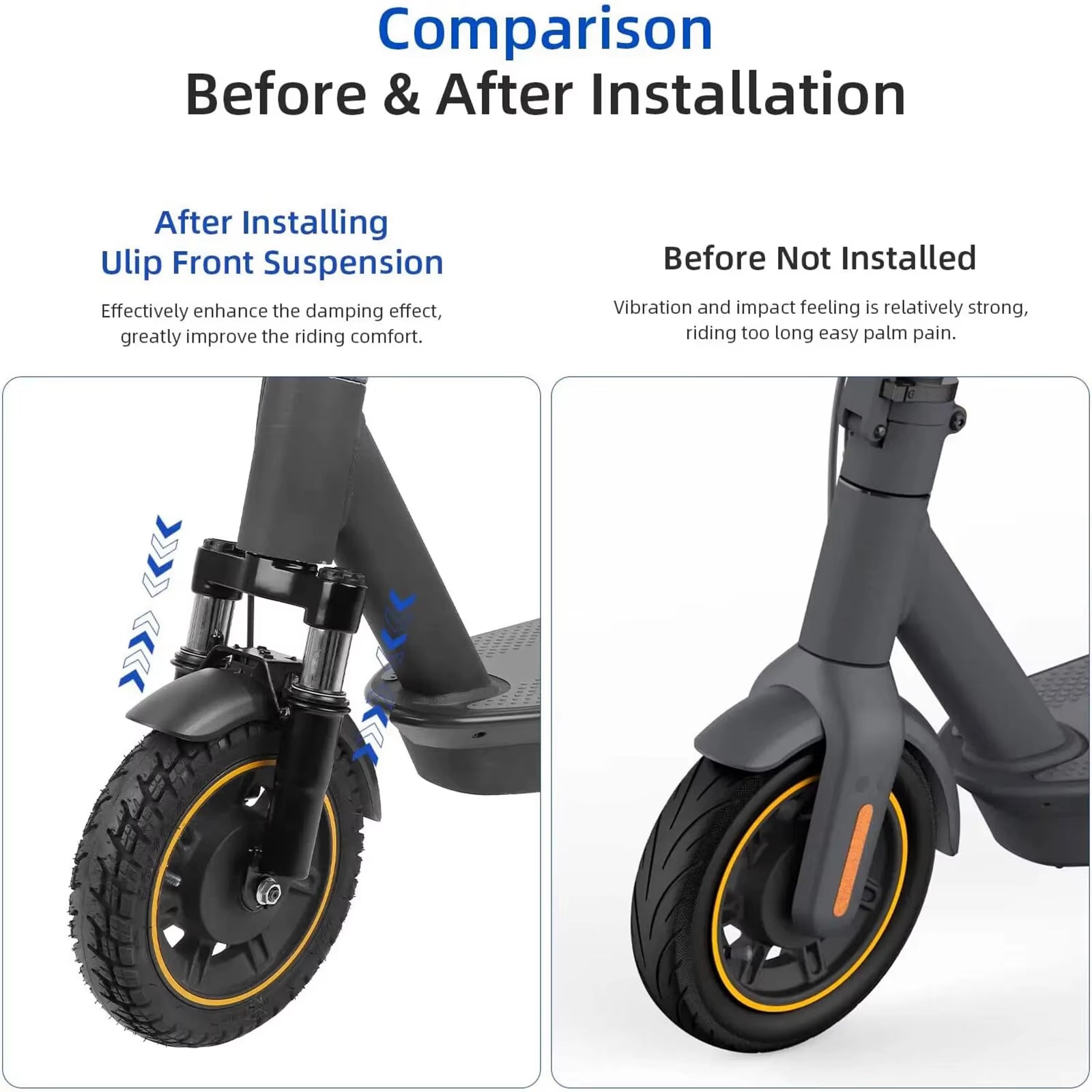 Scooter Upgraded Hydraulic Shock Absorber Kit Front Fork Front Suspension Absorber Parts Accessories for Max G30 G30D G30LP