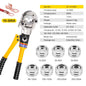 Europe Warehouse Hydraulic Pex Pipe Crimping Tools for Pex,Stainless Steel and Copper Pipe with TH,U,V,M,VAU Jaws
