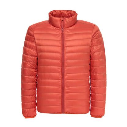 Men'S Lightweight Water-Resistant Packable Puffer Jacket 2023 New Arrivals Autumn Winter Male Fashion Stand Collar down Coats