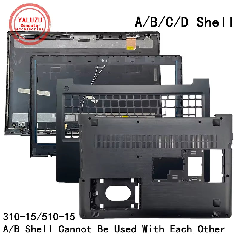 Laptop for Lenovo 310-15ABR 310-15IKB 310-15ISK 510-15ABR 510-15IKB 510-15ISK LCD Top Case/Bezel Cover/Palmrest Case/Bottom Base