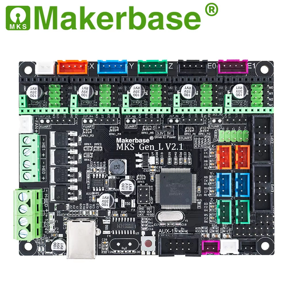 MKS Gen_L 2.1 3D Printer Parts Control Board Support TMC2209 2208 Uart Mode Gen L