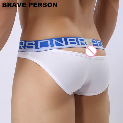 Underwear Men Male Sexy Briefs Cotton Fabric Hollow Design Men Underwear Briefs Men Underpants B1159 Gay Underwear