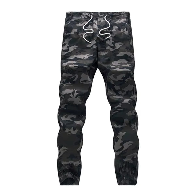 M-5X 2025 Mens Jogger Autumn Pencil Harem Pants Men Camouflage Military Pants Loose Comfortable Cargo Trousers Camo Joggers