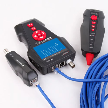 Original  NF-8601W Multifunction Network Cable Tester RJ45 RJ11 BNC POE PING Crosstalk Test Network Wire Cable Tracker