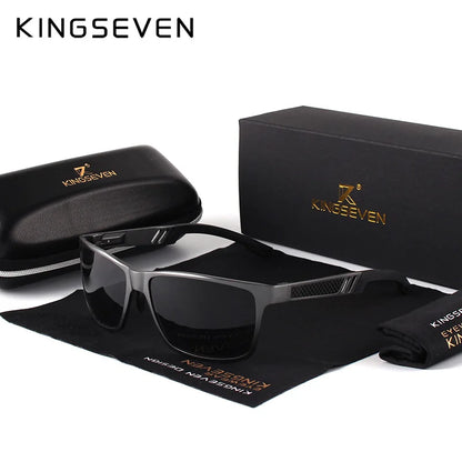 Men Polarized Sunglasses Aluminum Magnesium Sun Glasses Driving Glasses Rectangle Shades for Men Oculos Masculino Male