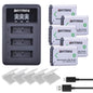 NP-BX1 Np Bx1 Battery + 3 Slots LCD Charger for Sony DSC-RX100 DSC-WX500 IV HX300 WX300 HDR-AS15 X3000R MV1 AS30V HDR-AS300