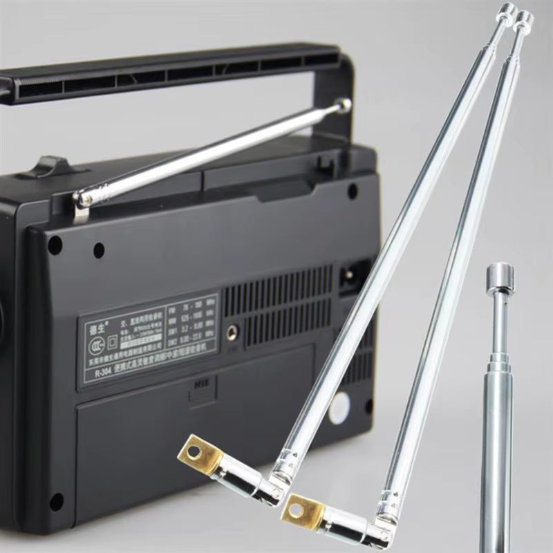 Antenna Radio Portable 4 Sections TV Antenna Telescopic Rotatable Antenna Aerial for Radio TV Antenna Rod Telescopic Antenna NEW