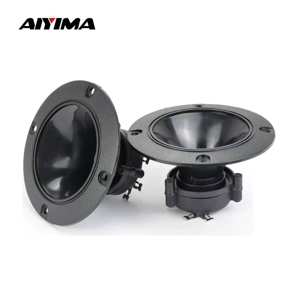 2Pcs Audio Tweeters 98MM Piezoelectric Tweeter Audio Speaker 150W Treble Ceramic Piezo Loudspeakers