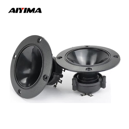 2Pcs Audio Tweeters 98MM Piezoelectric Tweeter Audio Speaker 150W Treble Ceramic Piezo Loudspeakers