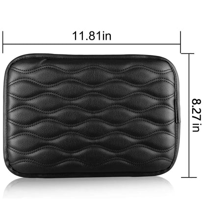 Car Central Armrest Leather Pad Auto Center Console Arm Rest Non-Slip Cover Mats Waterproof Protector Car Interior Accessories