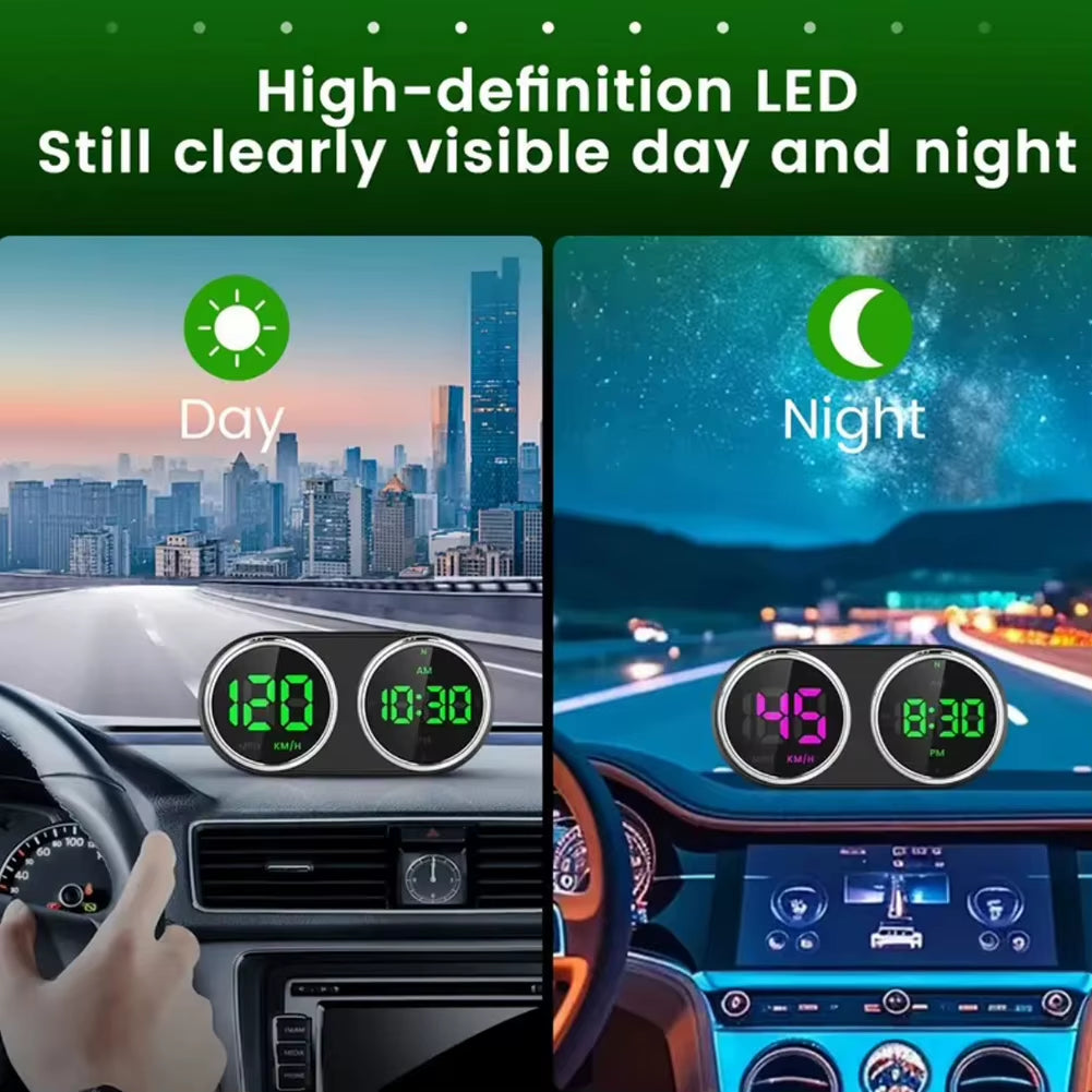 Vehicle Monitor Car Speedometer Safe Driving Fuel Consumption User-Friendly Installation for Driving Assistance
