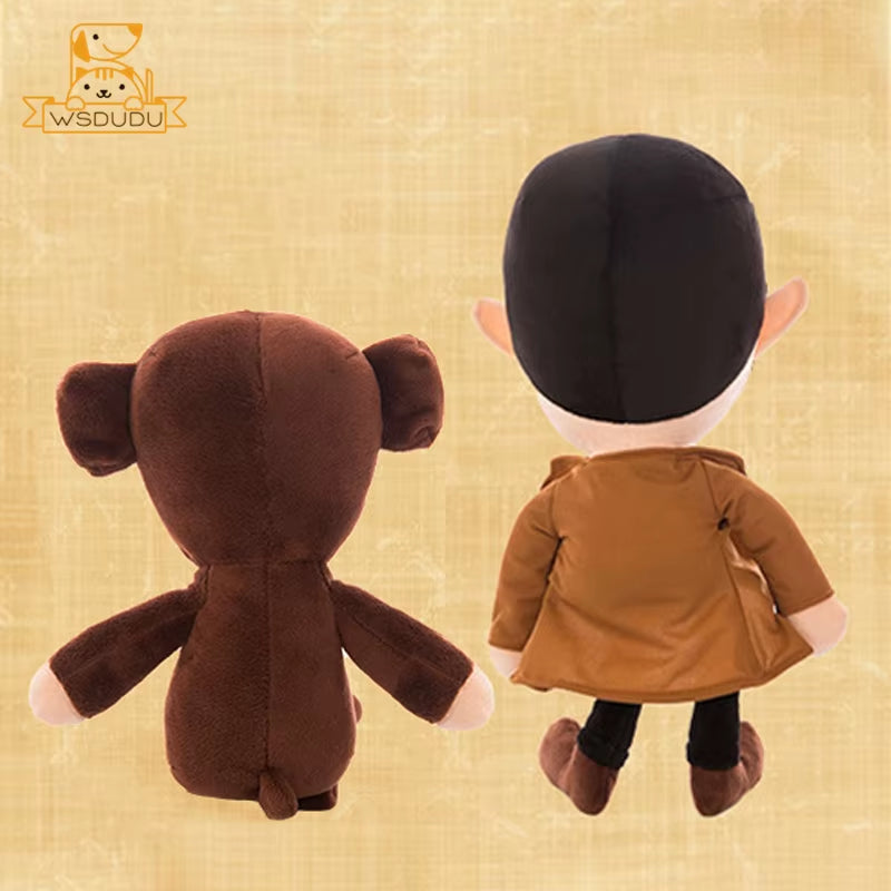 Cute Classic Comedy Teddy Bear Plush Doll Cartoon Stuffed Animal Toy Baby Soft Pillow Collectible Sofa Bed Decor Kids Adult Gift