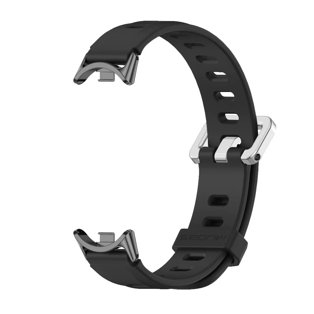 Strap for Mi Band 10 9 8 7 6 5 4 3 Bracelet Silicone Wristband for Xiaomi Mi Band 8 Metal Strap for Mi Band 7 Watchband Leather